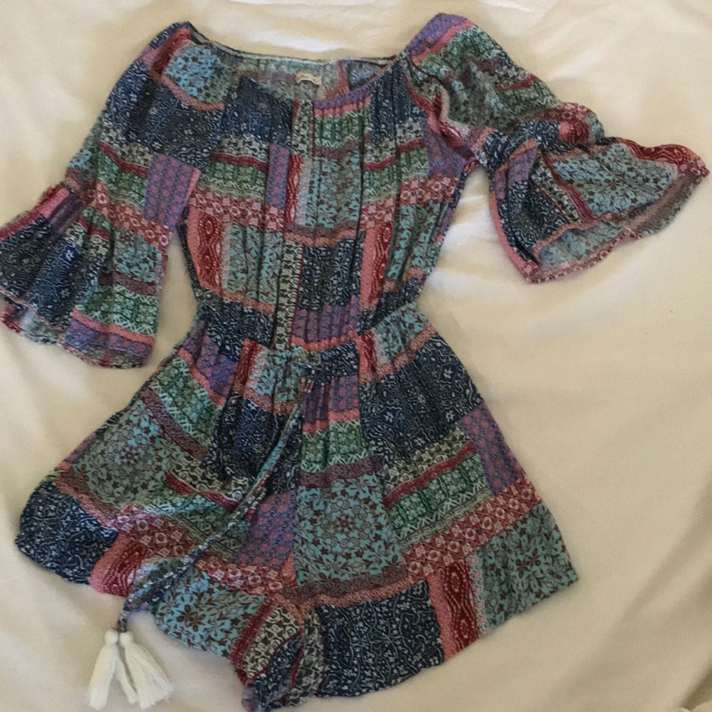Off the shoulder romper
